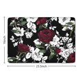 thumbnail image 5 of Pioneer Flower Floral Print Flannel Non Slip Door Rugs,Washable Door Mats Indoor,Decorative Door Mats,Dirt-Resistant and Absorbent Doormat for Entrance,Bedroom,Kitchen,Bathroom,23.5"x16", 5 of 5