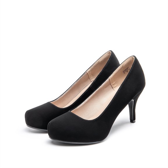 BURUDANI Women's Fashion Cushioned Breathable Comfort Pump Dress Shoes