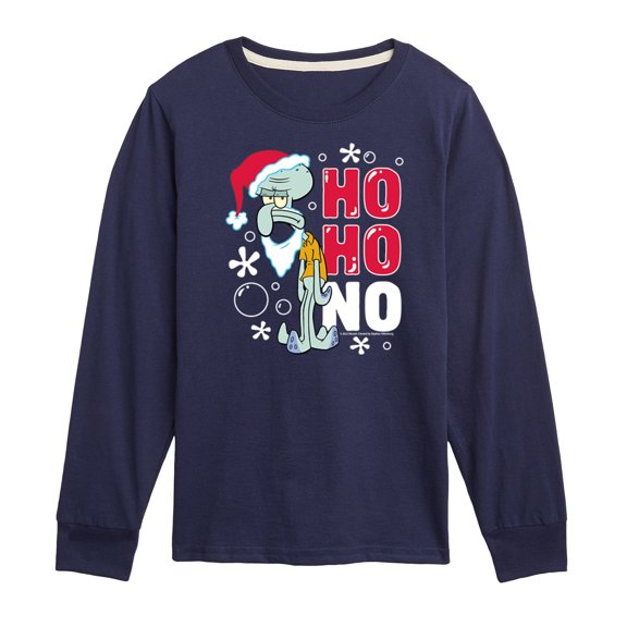 SpongeBob SquarePants - Ho Ho No - Toddler And Youth Long Sleeve Graphic T-Shirt