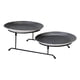 thumbnail image 1 of Soporte de 2 Niveles para Postres y Pasteles Soledad Bandeja de Almacenamiento Gris oscuro, 1 of 6
