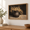 Dark-Framed-24"L x 16"W, variant on Framed Kitchen Wall Art Vintcoffee Croissant Pictures Decor Green Checkered Foodtings Canvas Prints Rustic Home For Dining Room C