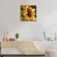 thumbnail image 3 of 20X20cm pintura al óleo por números girasol imagen sin marco manualidades decoración del hogar Likrtyny  decoración de arte, 3 of 9