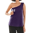 thumbnail image 6 of Domuza Women Post Shoulder Surgery Shirts After Rotator Cuff Post Shoulder Surgery Sleeveless Tops Tear Away Chemo T Shirts Outfits Dark Purple M, 6 of 7