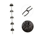 thumbnail image 4 of ELAYARD Aluminum Rain Chain Dark Brown Decorative for Gutter Easy to Install, 4 of 7