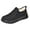 1-Black, variant on Fuzzy Winter Ankle Boots for Women Quilted Waterptoof Slip on Non Slip Snow Booties Comfy Loafers Walking Shoes