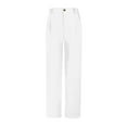 thumbnail image 4 of REALiKUN Women's Wide Leg Suit Pants Casual High Waisted Business Straight Long Trousers Loose Fit Office Work Palazzo Pants, 4 of 6