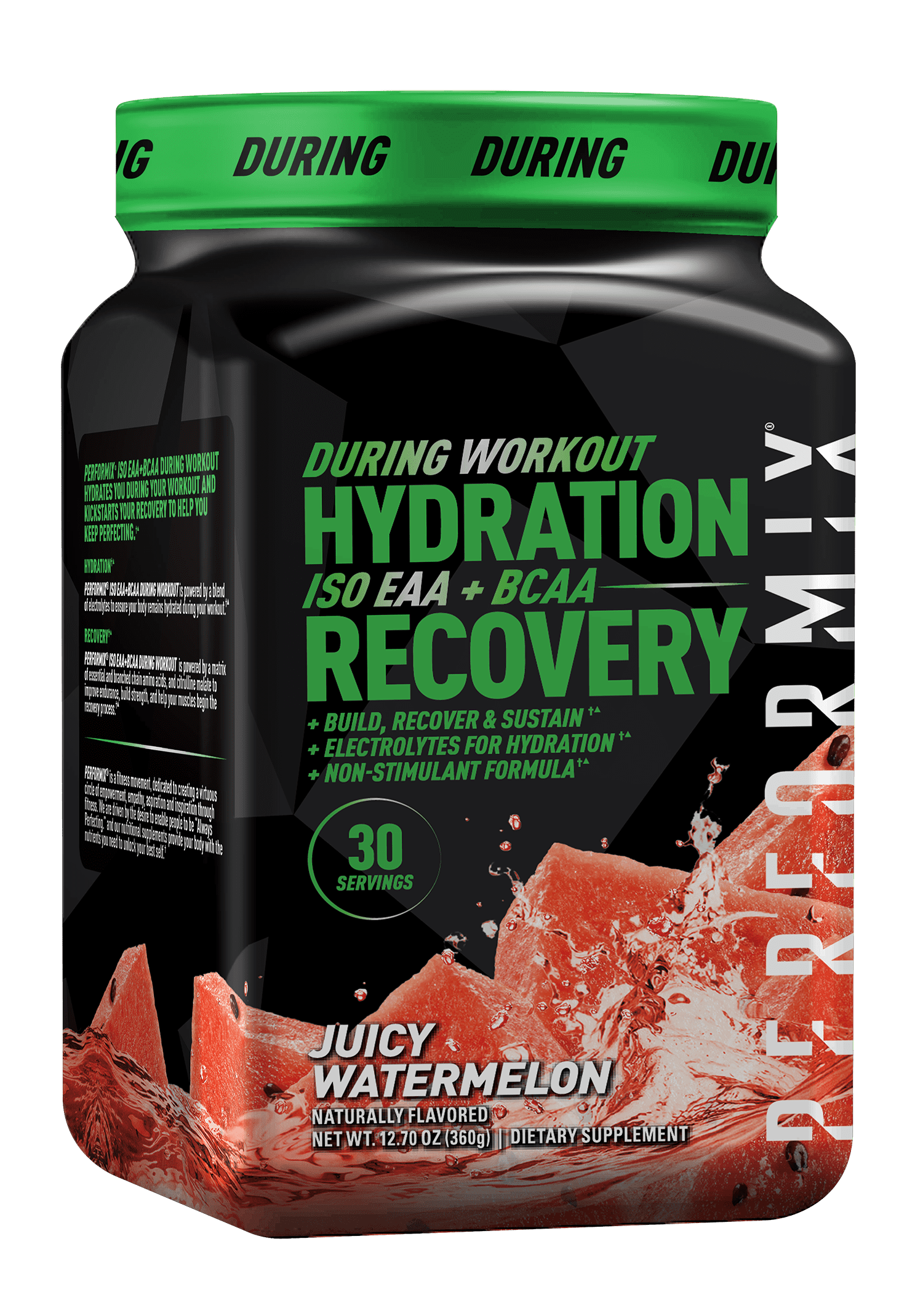 Performix, ISO EAA + BCAA, Hydration and Recovery, Juicy Watermelon