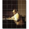 thumbnail image 1 of Ceramic Tile Mural-Johannes Vermeer Women Painting 130. 30" w x 36" h using (30) 6 x 6 ceramic tiles, 1 of 3