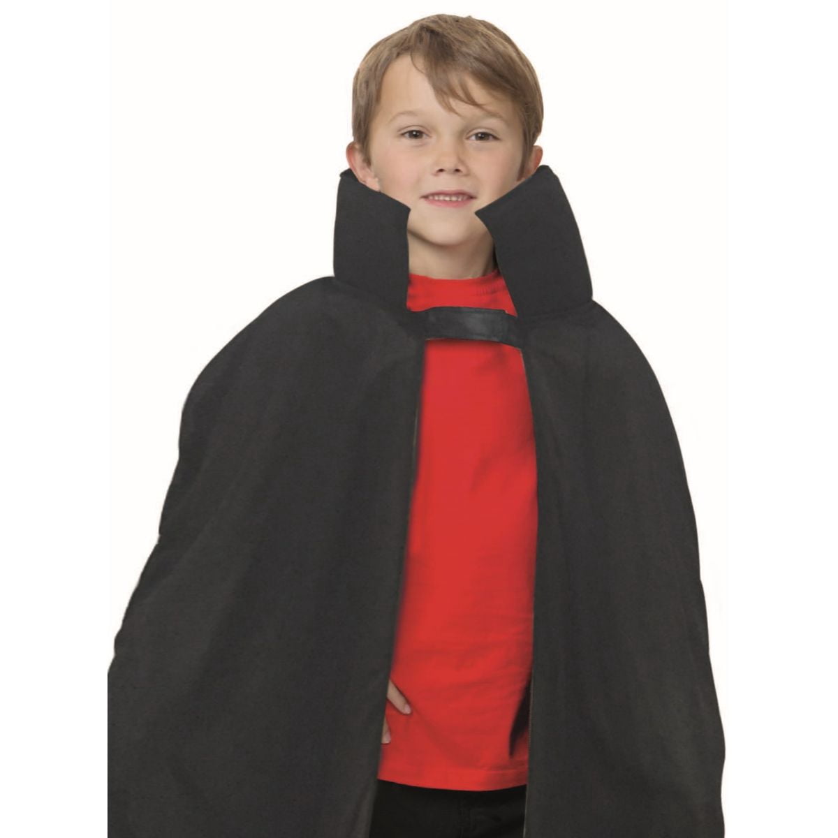 Black Vampire Boy Child Halloween Cape Costume Accessory - Large