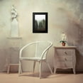 thumbnail image 4 of Nature Magick 13x18 Black Modern Framed Museum Art Print Titled - Forest Fog Winter Snow II, 4 of 5