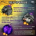thumbnail image 4 of Sefiry Light-Up Witch Halloween Costume for Girls, LED Glowing Dress, Hat & Broom Set, 5-7T, 4 of 5