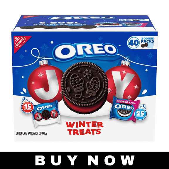 OREO Winter Treats Cookie Variety Pack 1.02 oz., 40 pk.