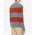 thumbnail image 2 of Calvin Klein Mens Striped Pullover Sweater, Grey, Small, 2 of 2