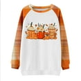 thumbnail image 4 of BEFOKA Graphic Shirts for Women Casual Tee Shirts 2025 Crew Neck Pullover Tops Fall Shirts Thanksgiving Long Sleeve Blouse Fall Tee, 4 of 5