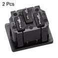 thumbnail image 3 of Unique Bargains C14 Panel Mount Plug Adapter AC 250V 10A 3 Pins IEC Inlet Plug Socket 2pcs, 3 of 3