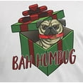 thumbnail image 4 of Old Glory Mens Christmas Bah Humpug Grumpy Scrooge Pug Gift Short Sleeve T Shirt, 4 of 6