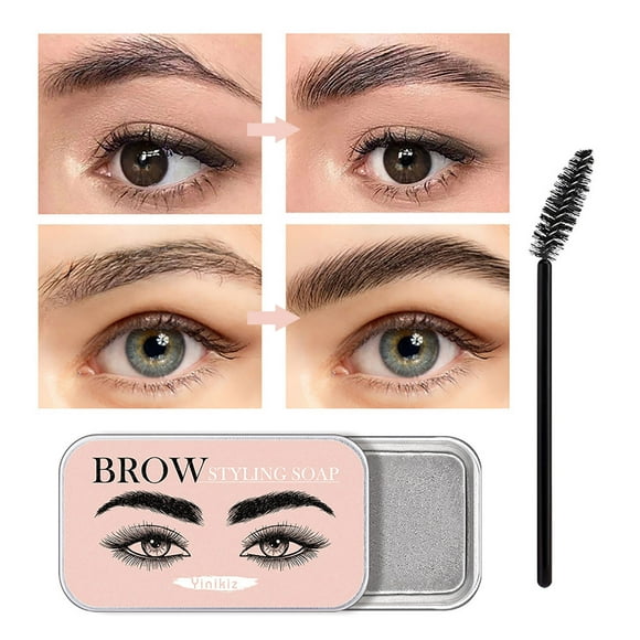 WIFKLSIIPG Eyebrow Soap, 3D Brows Styling Soap, Transparent Long Lasting Natural Eyebrow Wax Eyebrow Gel Water Proof Soap Brows Long Lasting Eyebrow Cream