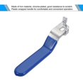 thumbnail image 4 of Lever Handle Iron Chrome Plated Replacement Quarter Turn With Plastic Grip Blue For Dn25 Ball Valve, 4 of 4