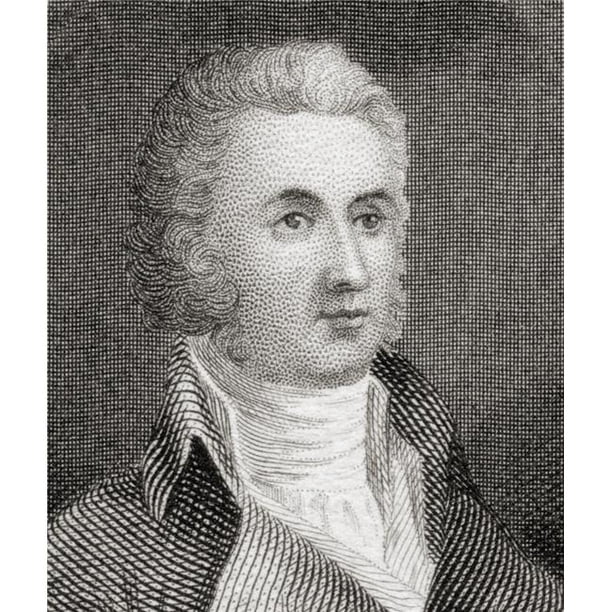 Posterazzi DPI1872392LARGE William Richardson Davie 1756 à 1820 Gouverneur de la Caroline du Nord de 1798 à 1799 Affiche Imprimée, 26 x 30 - Grand