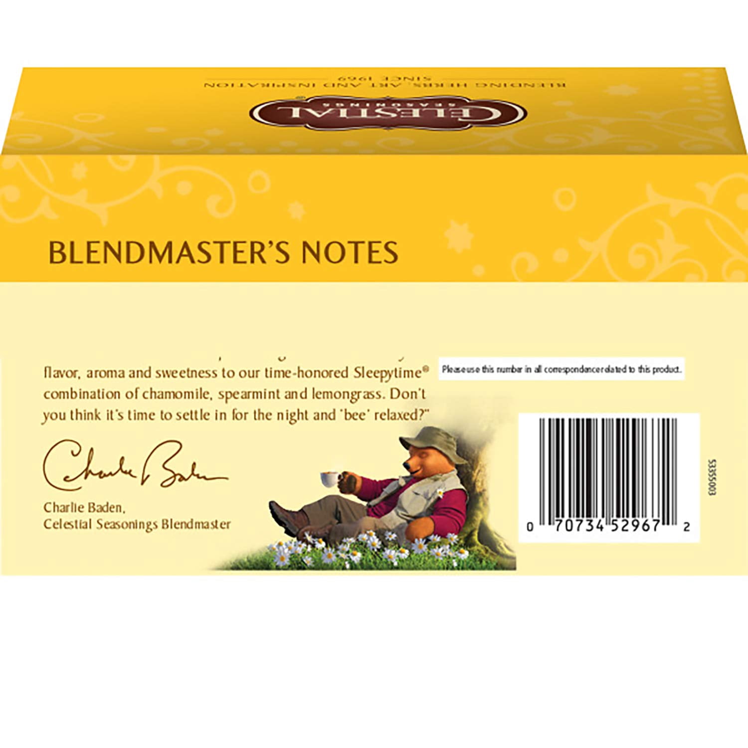 Celestial Seasonings Herbal Tea Caffeine Free Jammin' Lemon Ginger 20 Tea Bags 1.6 oz Pack of 4
