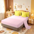 thumbnail image 3 of Manfei Lovely Bowtie 7 Pieces Full Size Bedding Sets,Baseball Sport Full Size Bed in a Bag,Pink Reversible, 3 of 7