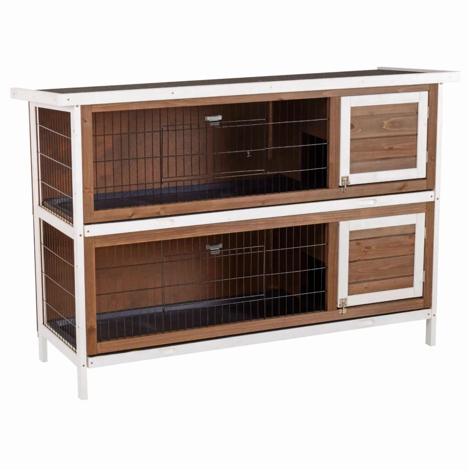 Spacious Pet House, 2-Story Large Rabbit Hutch