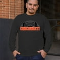thumbnail image 4 of Cincinnati Skyline Football Long Sleeve T-shirt Bleed Orange and Black Game Day Fantasy League Champions Tailgating, 4 of 7