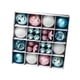 thumbnail image 5 of Juego de 36 adornos navideños colgantes, adornos decorativos extraíbles, manualidades DIY Azul rosado, 5 of 9