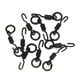 thumbnail image 2 of Toystoory Conector de pesca de 20 piezas, giratorio de Metal de alta resistencia, microanillos de cambio rápido, accesorios de línea de Pescar, 2 of 6
