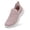 Pink, variant on Rumpra Women’s Hands Free Slip On Walking Sneakers, Lightweight Breathable Non Slip Shoes for Work Travel Gym Casual