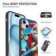 thumbnail image 4 of Funda navideña para iPhone 15, a prueba de golpes, con PC y TPU para cámara dual., 4 of 8