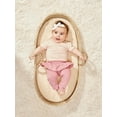 thumbnail image 4 of Little Star 100% Organic Cotton 2-Pack Baby Girl Pants, 4 of 7