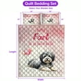 thumbnail image 5 of Every Fart is Love Note Havanese Guilty Face Happy Valentine's Quilt Bedding Set Havanese Dog Lover Gifts Idea 1 Blanket Bed Cover 2 Pillowcases - 01016, 5 of 5