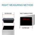 thumbnail image 3 of Unique Bargains 4pcs 40 x 60mm Tube Inserts End Cover Cap Furniture Table Feet Floor Protector, 3 of 7