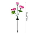 thumbnail image 3 of SHAGUOZHOU Corner Light Fixture Ceiling Light for Headlamp Solar LED Flower Outdoor Garden Lights IP65 Decorations For Yard Patio & Walkways, 3 of 6