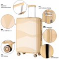 thumbnail image 3 of 3-Piece Luggage Set 20/24/28" Travel Abs+Pc Hardside Spinner Wheel Suitcase + Customs Lock Yellow, 3 of 6