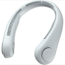 Portable Neck Fan – Hands-Free Bladeless Wearable Cooling Device, 5-Speed Twistable Airflow, 4000mAh Rechargeable Personal Fan, Gift for Men and Women