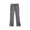 Classic Fit Collection by Jockey Women's Rib Trim Combo Comfort Tri Blend Scrub Pants Medium Granite