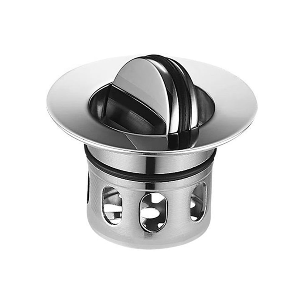 Aktudy Universal Wash Basin Bounce Drain Filter Plug Stainless Steel