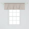 thumbnail image 2 of Ambesonne Geometric Window Valance, Circles Plus Signs, 54" X 18", Dried Rose Slate Blue, 2 of 3