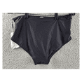 thumbnail image 2 of Calvin Klein Women's High-Waist Cross-Over Swim Bottom Swimsuit (L, Black), 2 of 2