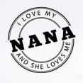 thumbnail image 2 of CafePress - I Love My Nana And She Loves Me Body Suit - Long Sleeve Cotton Baby Bodysuit, 2 of 4