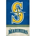 thumbnail image 4 of MLB Seattle Mariners - Retro Logo 18 Wall Poster with Push Pins, 22.375" x 34", 4 of 6