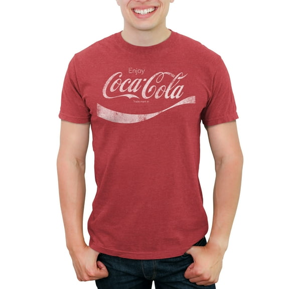 Men's Coca Cola Taste of Time  Graphic Tee Red Heather 2X Large