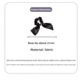 thumbnail image 4 of Korean High-End Satin Bow Large Intestine Hair Band Rubber Band Women Tie Hair Rope Simple Head Rope Elegant Head Flower, 4 of 4