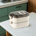 thumbnail image 3 of Dsscvnef "Double Layer Functional Food Container | Insulated Lunch for Adults and Kids | Leak Proof Portable Meal Prep, 3 of 8