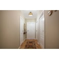 thumbnail image 6 of 60/7322-Nuvo Lighting-Motif-1 Light Semi-Flush Mount in Transitional Style-10 Inches Wide by 9 Inches High-Brushed Brass/White Finish, 6 of 8