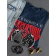 thumbnail image 3 of Destroyed World Techno Style T-Shirt Women -Image by Shutterstock, Female Medium, 3 of 4