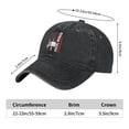 thumbnail image 2 of Postal Worker Flag Cowboy Hat Baseball Hat Trucker Hat For Men Women Retro Denim Hats Baseball Cap Dad Hat, 2 of 5
