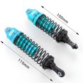 thumbnail image 5 of Wweixi 4pcs Wear-resistant Front Rear Shock Absorber For LSOi 1/10 Lasernut U4 Blue, 5 of 5